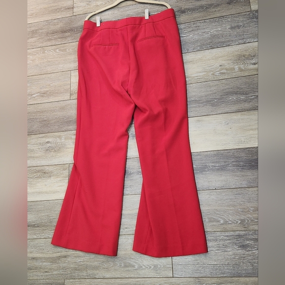 Ann Taylor petite curvy fit red wide leg dress pants - Picture 8 of 8